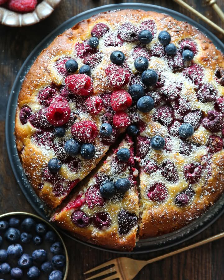 Raspberry Lemon cake with Only 20 minutes of prep ingredients