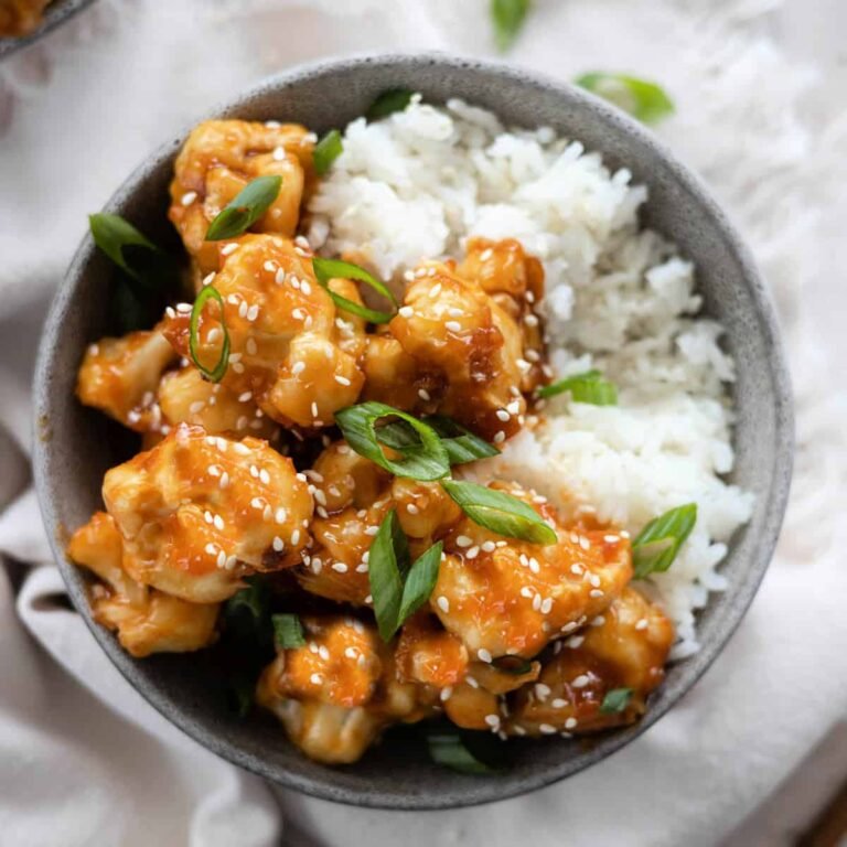 Sticky Sesame Cauliflower Recipe