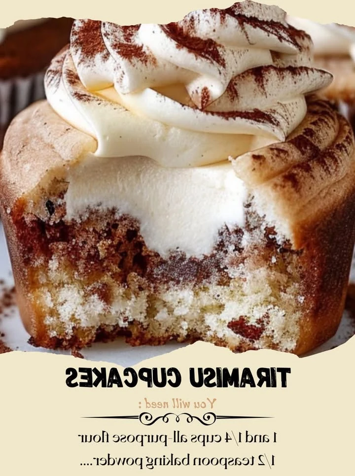 Recipe Title: Tiramisu Cupcakes finished