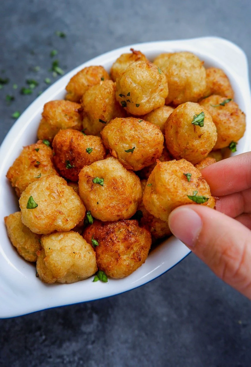4-Ingredient Cauliflower Pops (Vegan Recipe) finished