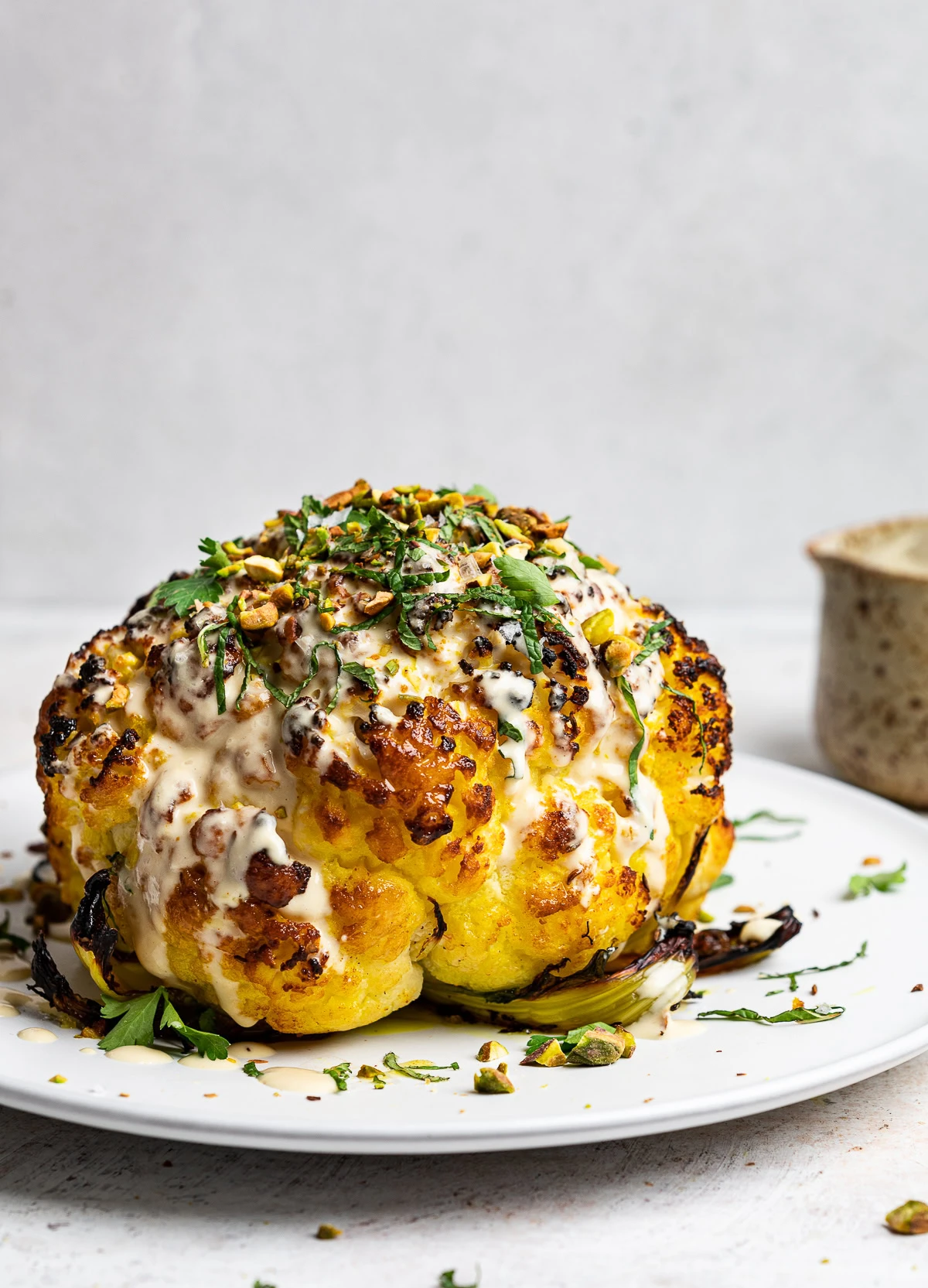 Whole Roasted Cauliflower or Whole Roasted Cauliflower - Sandra Valvassori finished