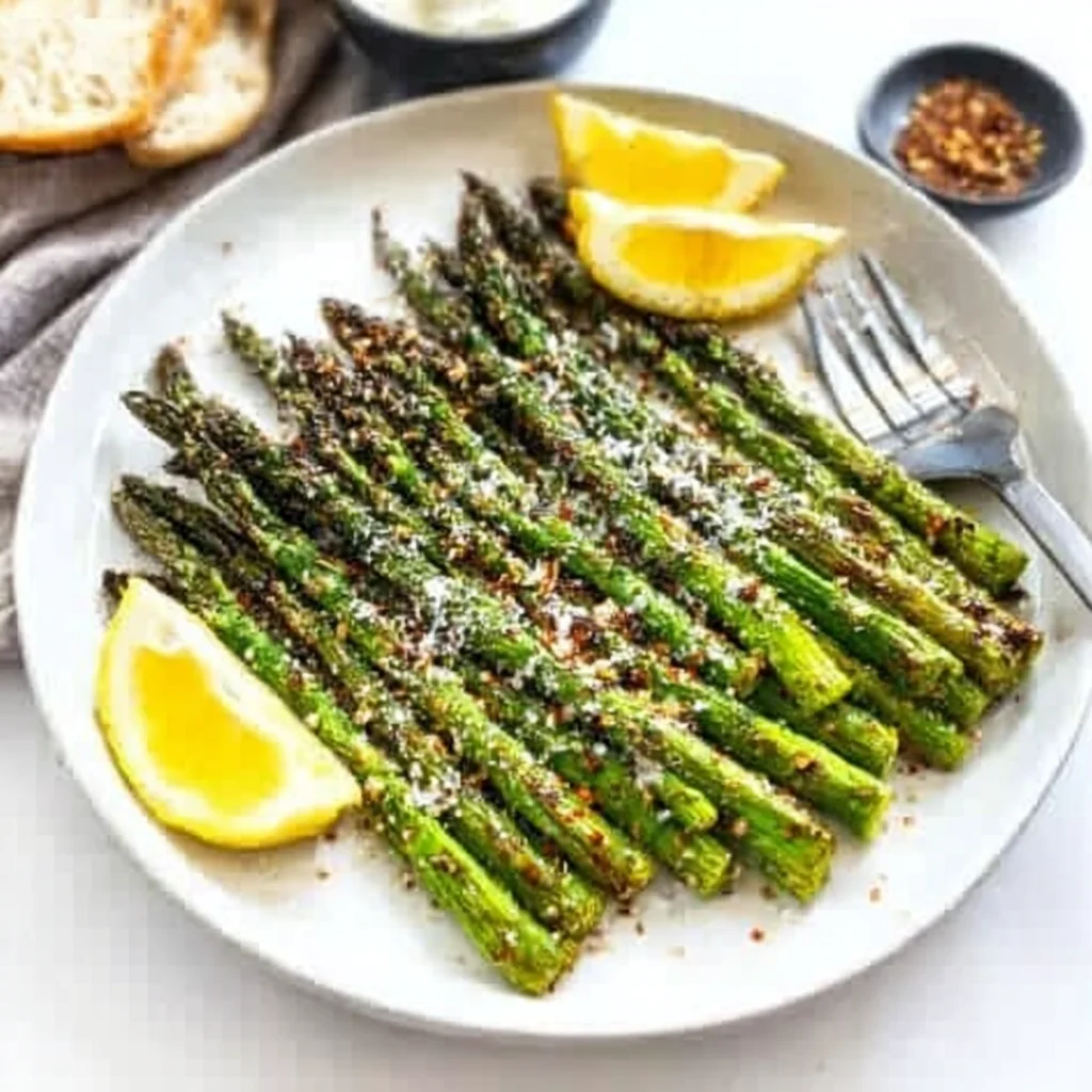 How To Cook Air Fryer Roasted Asparagus step by step
