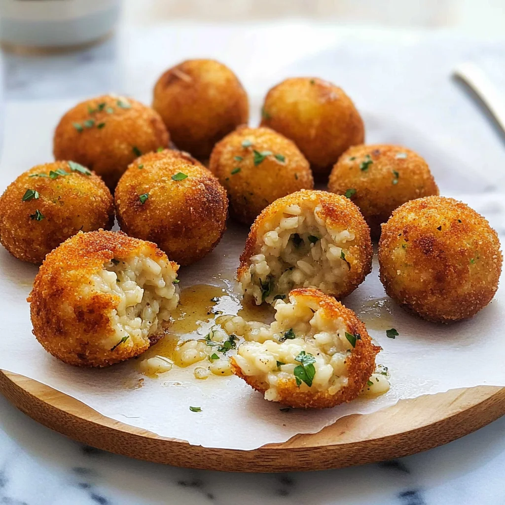 Recipe Title: Arancini Di Riso or One really good reason to make extra risotto on purpose step by step