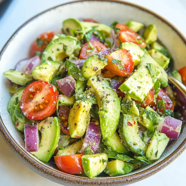 Avocado Salad Recipe Easy