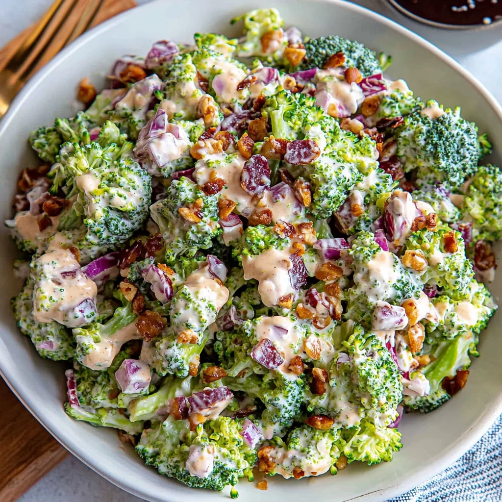 The Best Broccoli Salad step by step
