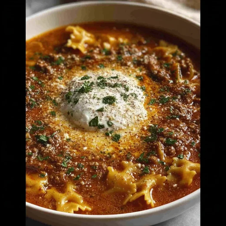 Mouthwatering One Pot Lasagna Soup Recipe