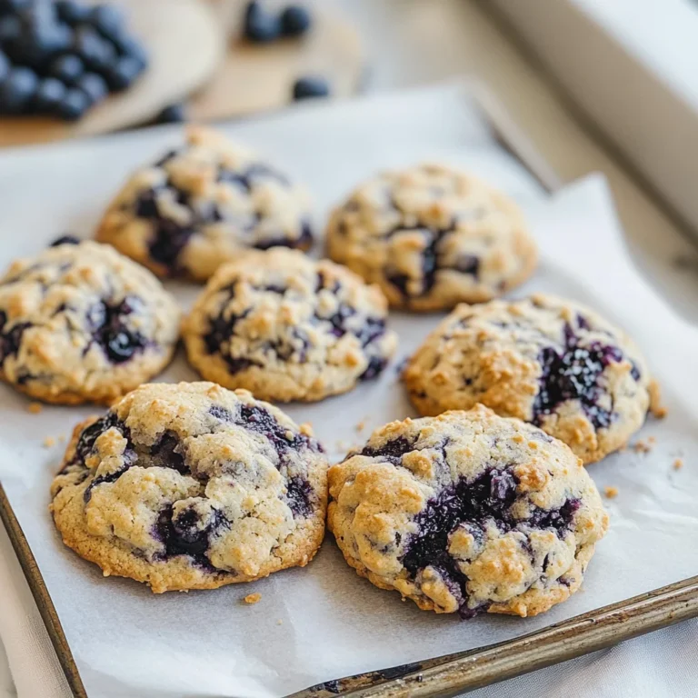 Crumbl Blueberry Muffin Cookies Recipe