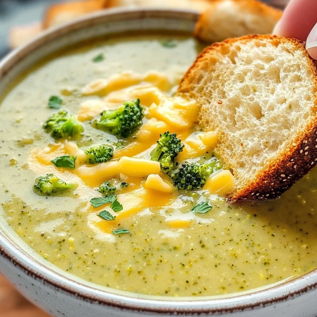 Cream of Broccoli Soup step by step