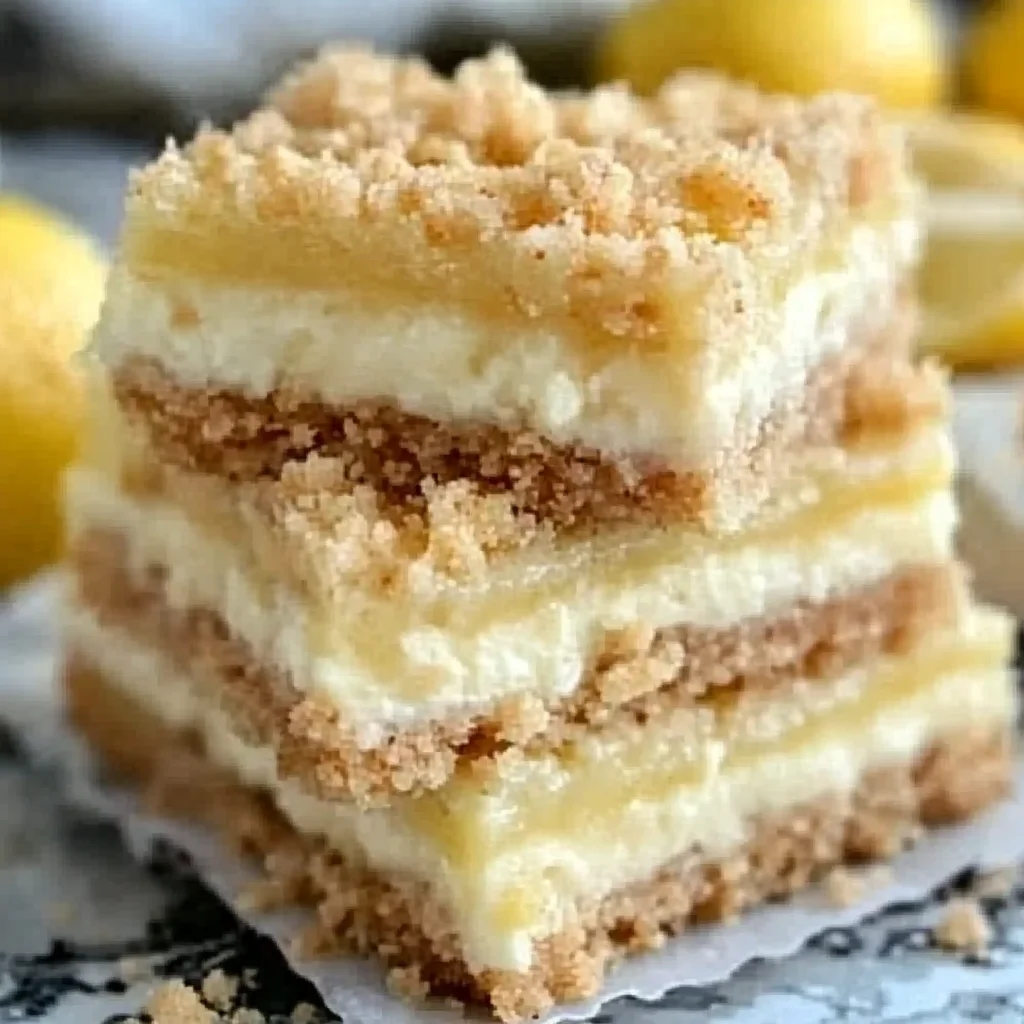 Creamy Lemon Cheesecake Crumb Bars Everyone Will Enjoy step by step