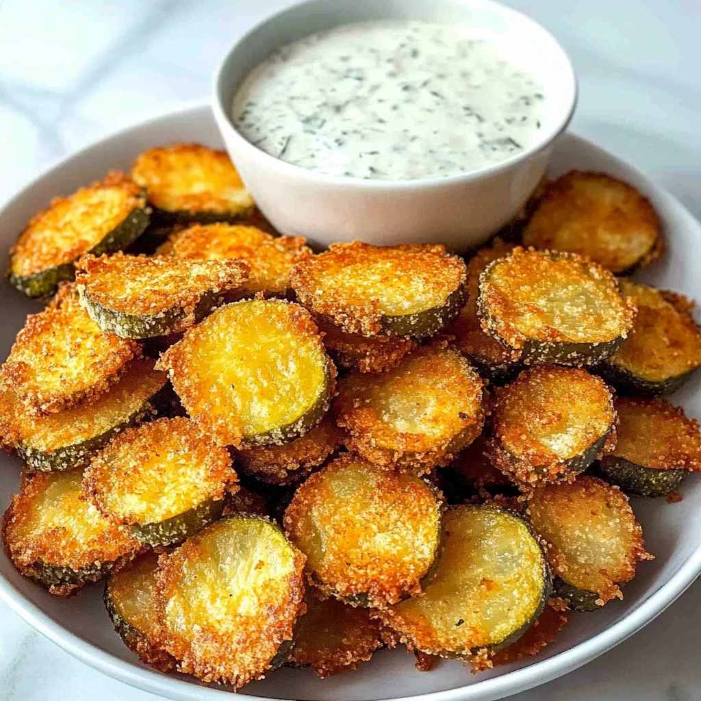 Easy Air Fryer Fried Pickles Recipe image-3