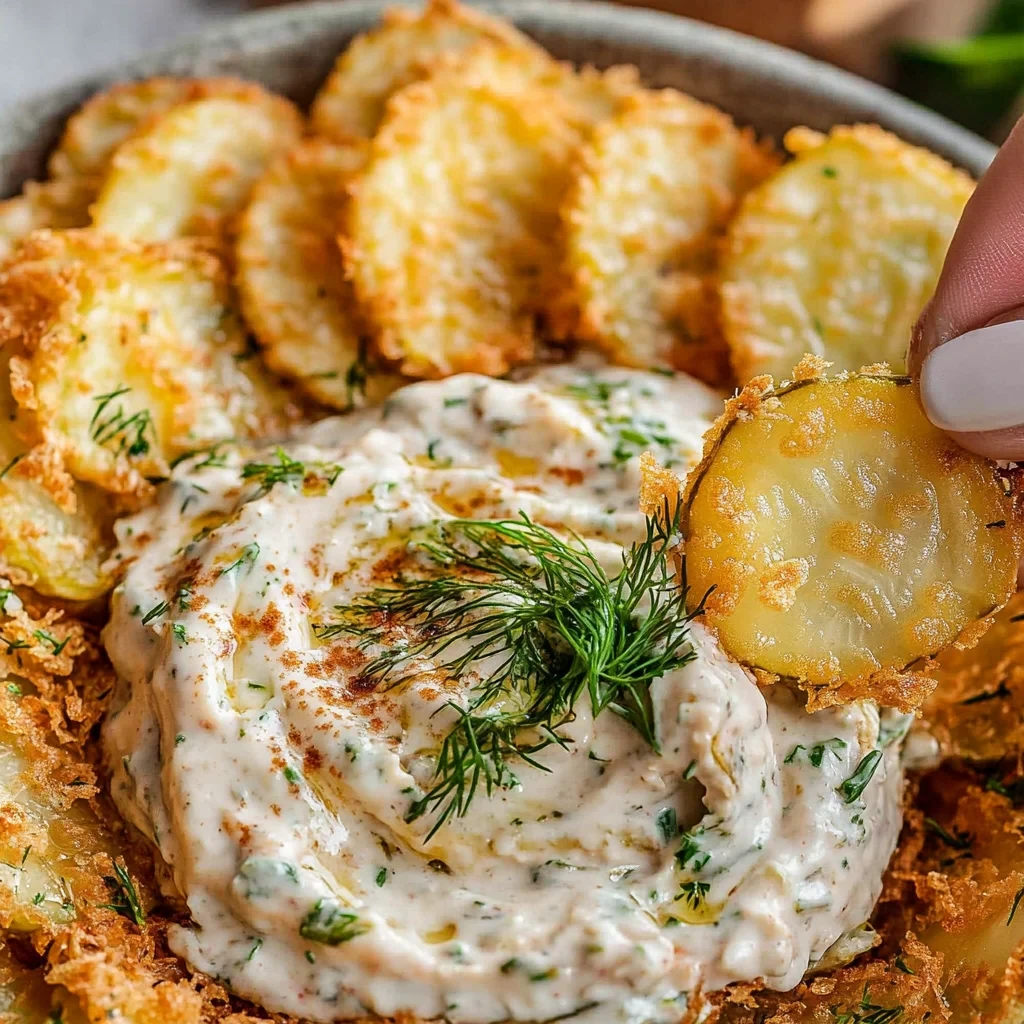 Easy Fried Pickle Dip (Dairy Free Option) image-3