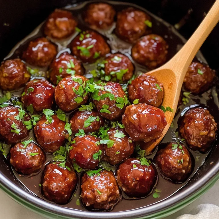 Easy Grape Jelly Meatballs Recipe
