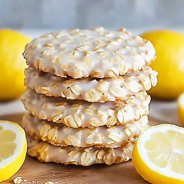 Lemon Oatmeal No-Bake Cookies Recipe