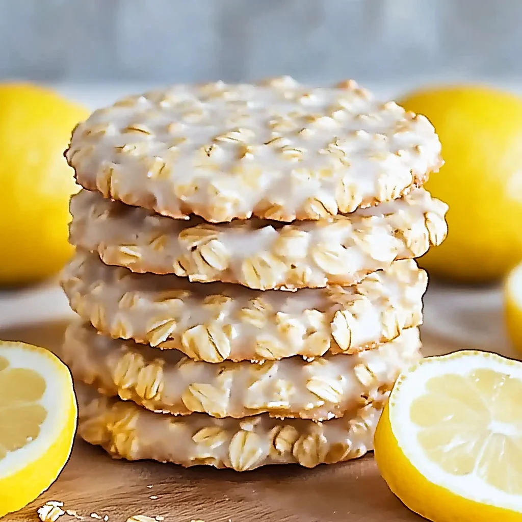Easy Lemon Oatmeal Cookies No Bake Recipe step by step