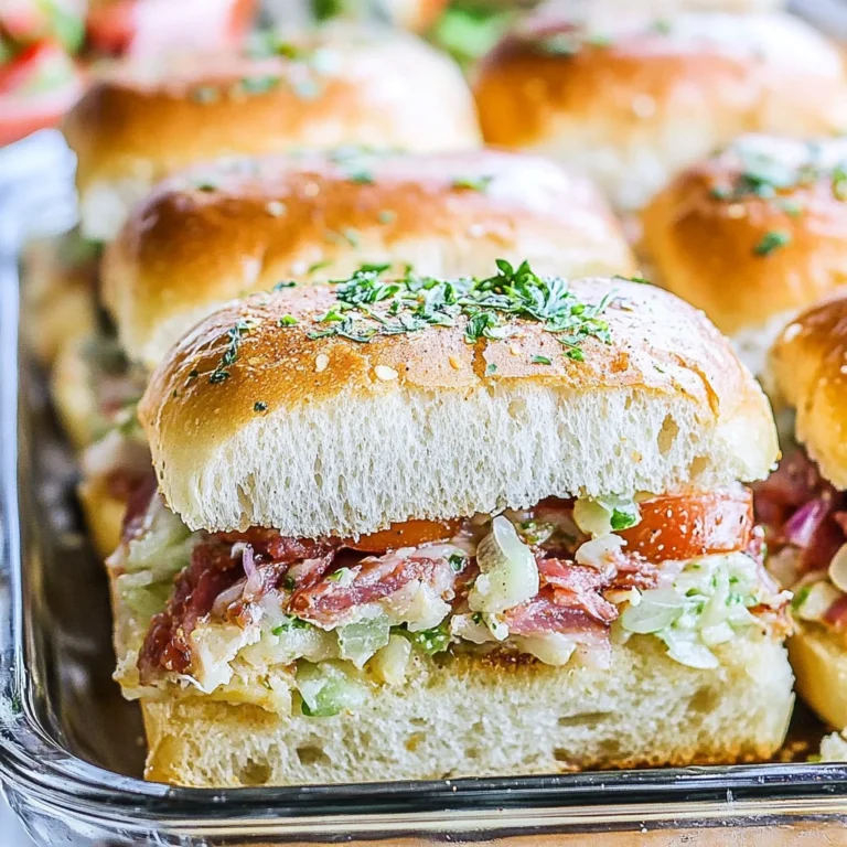 Italian Grinder Sliders Recipe