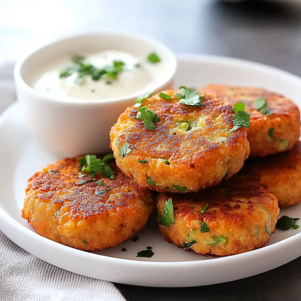 Flavorful Chickpea Fritters step by step
