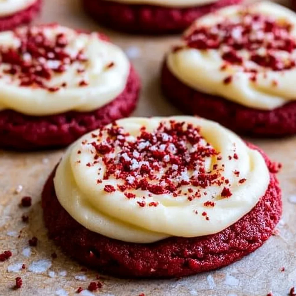 how to make frosted red velvet cookies image-3