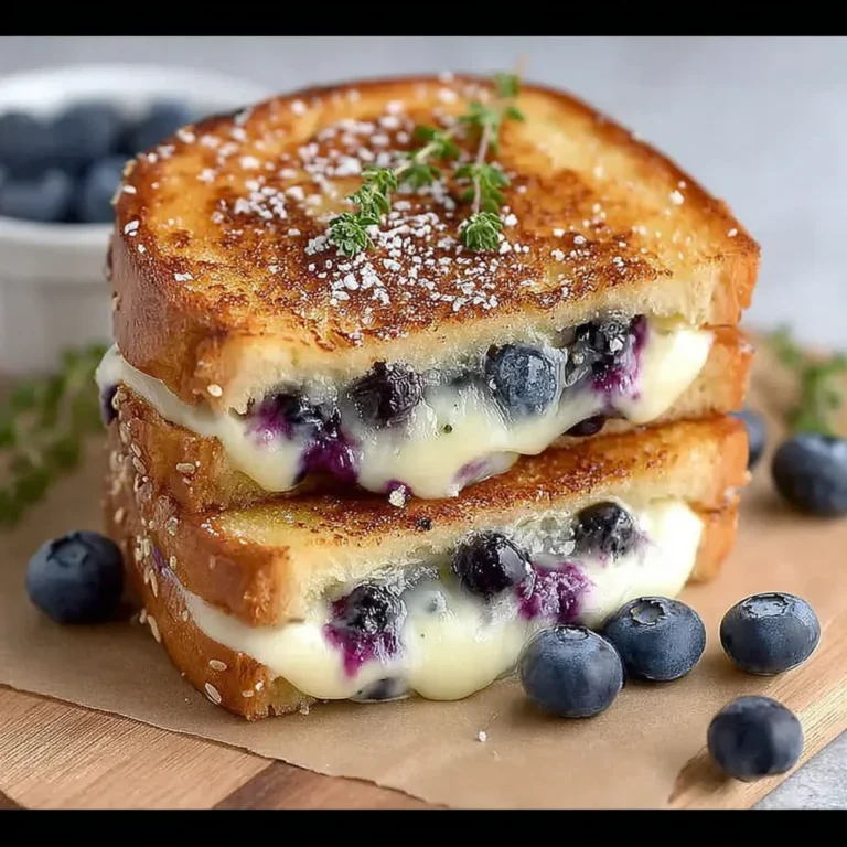 Crispy Blueberry Grilled Cheese Recipe