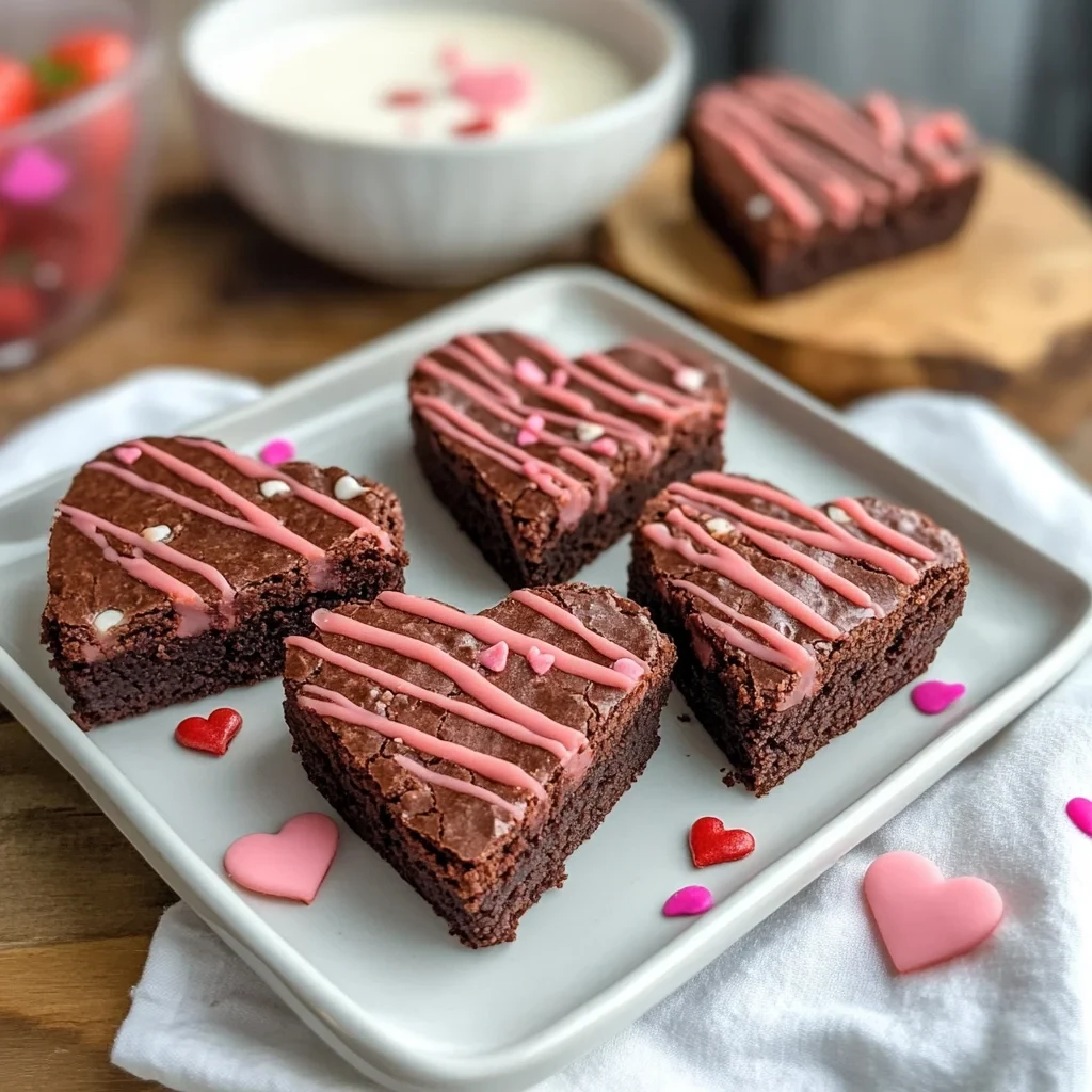 Heart Shaped Brownies Recipe image-3