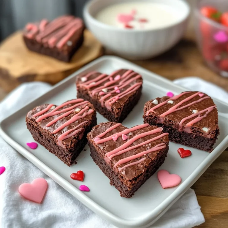 Heart Shaped Brownies Recipe Easy