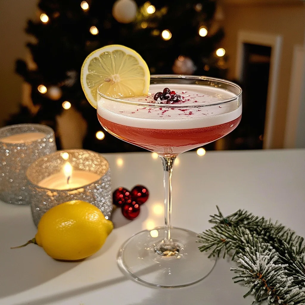Holiday Lemon Drop step by step