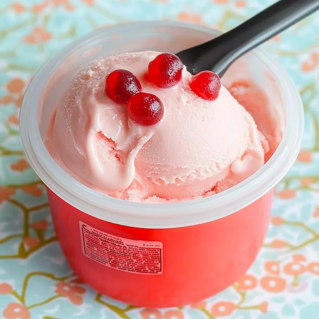 Recipe Title: Ninja Creami Shirley Temple Ice Cream step by step