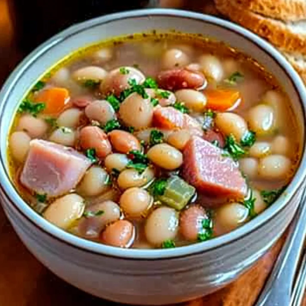 Old-Fashioned Ham and Bean Soup step by step