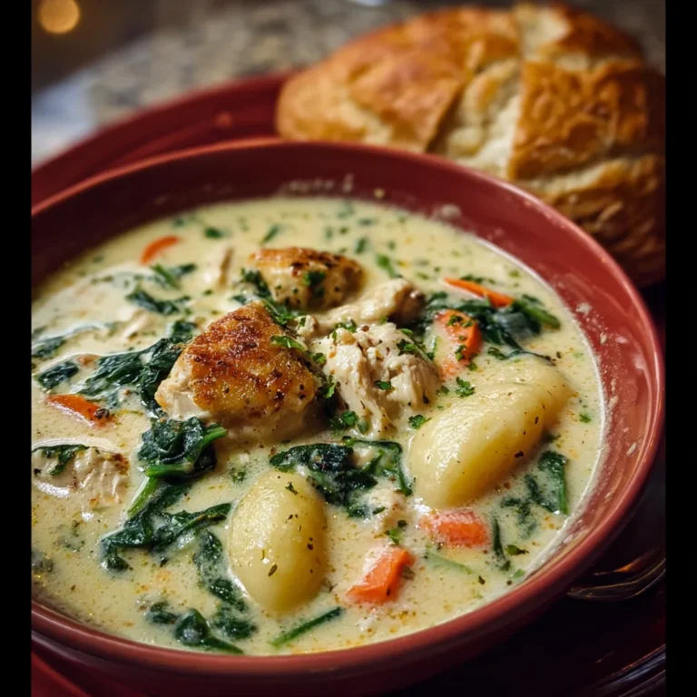 Olive Garden Chicken Gnocchi Soup Recipe
