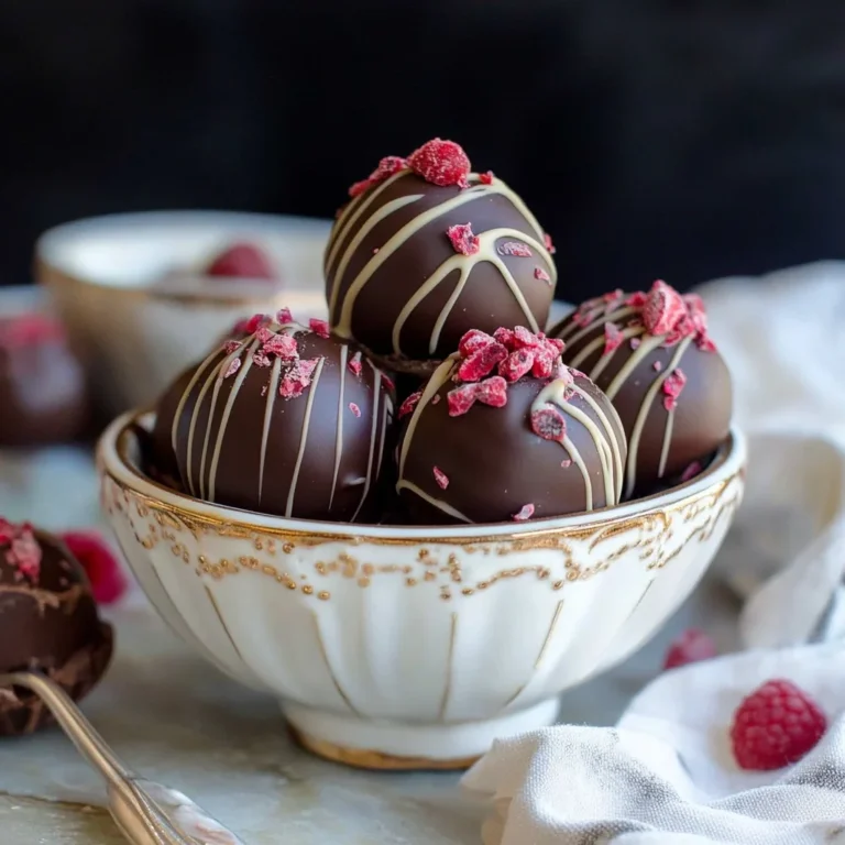 Raspberry Chocolate Truffles Recipe