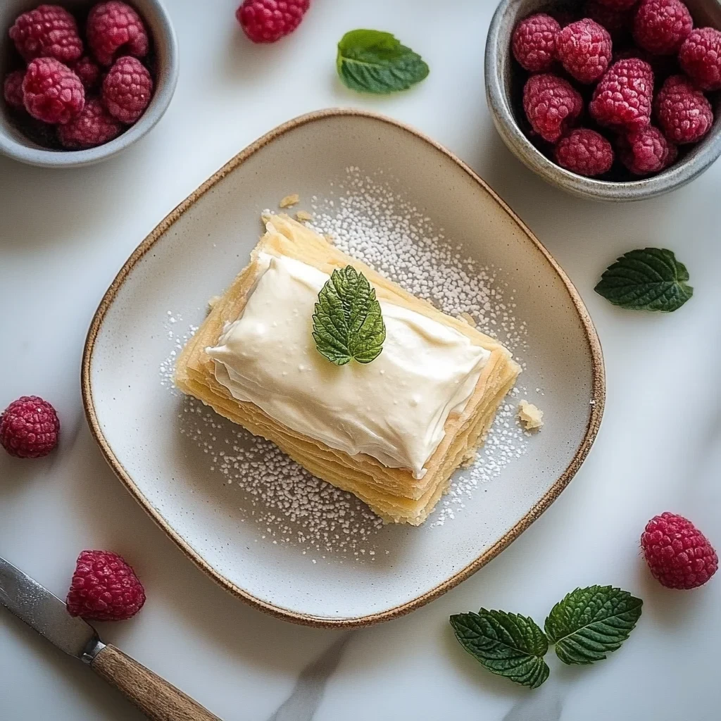 Raspberry Cream Napoleons: Fancy Yet Easy Dessert Recipe image-3