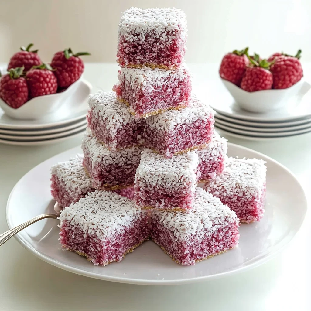 Recipe Title: Raspberry Lamingtons image-3