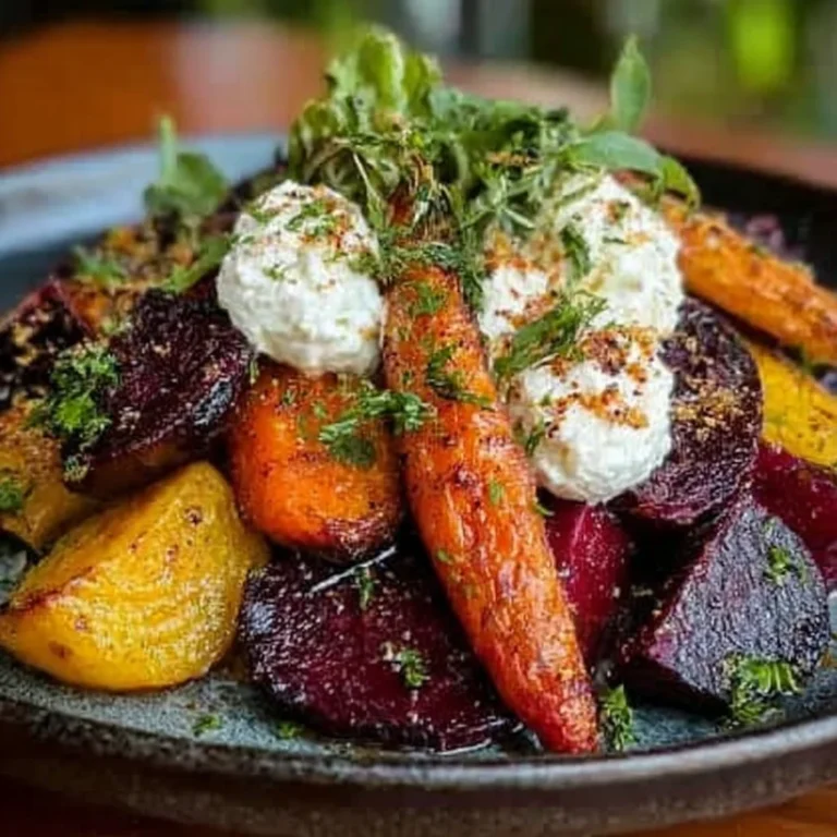 Roasted Beets and Carrots Salad with Burrata Recipe