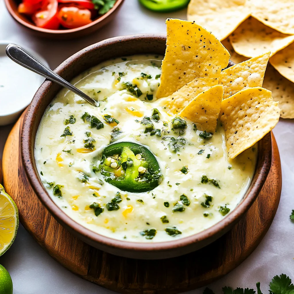 Recipe Title: Salsa Verde Queso Dip image-2