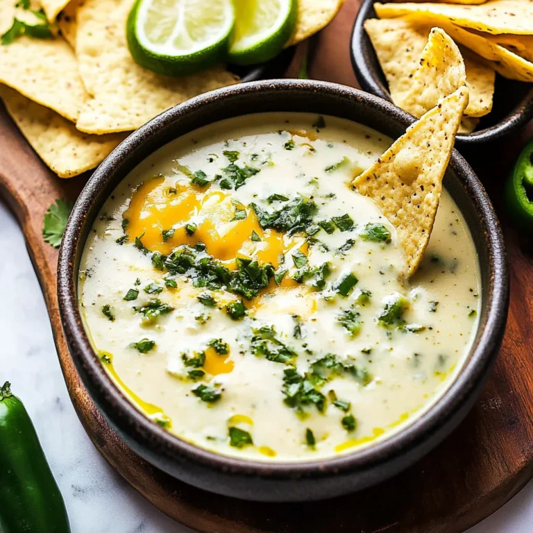 Salsa Verde Queso Dip Recipe