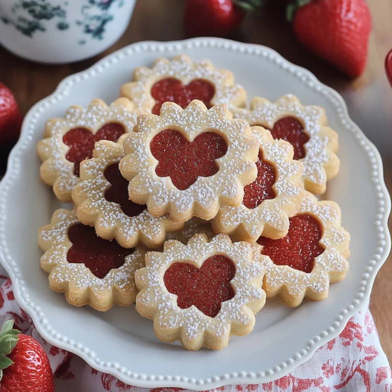 Soft and Sweet Linzer Cookies Recipe