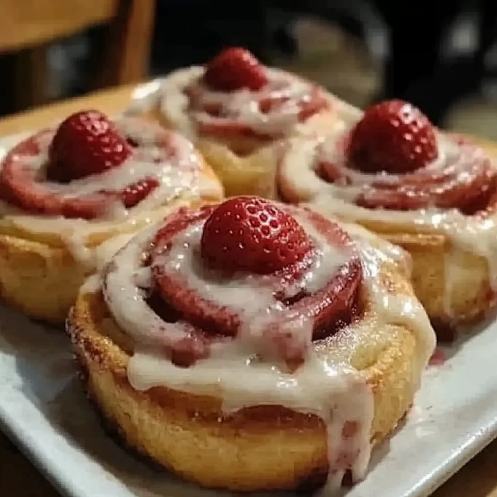 Irresistible Strawberry Cheesecake Cinnabon Rolls Recipe step by step