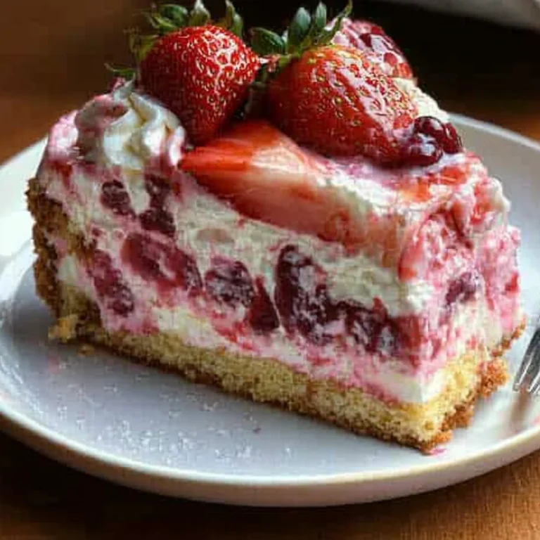 Strawberry Earthquake Cake Recipe