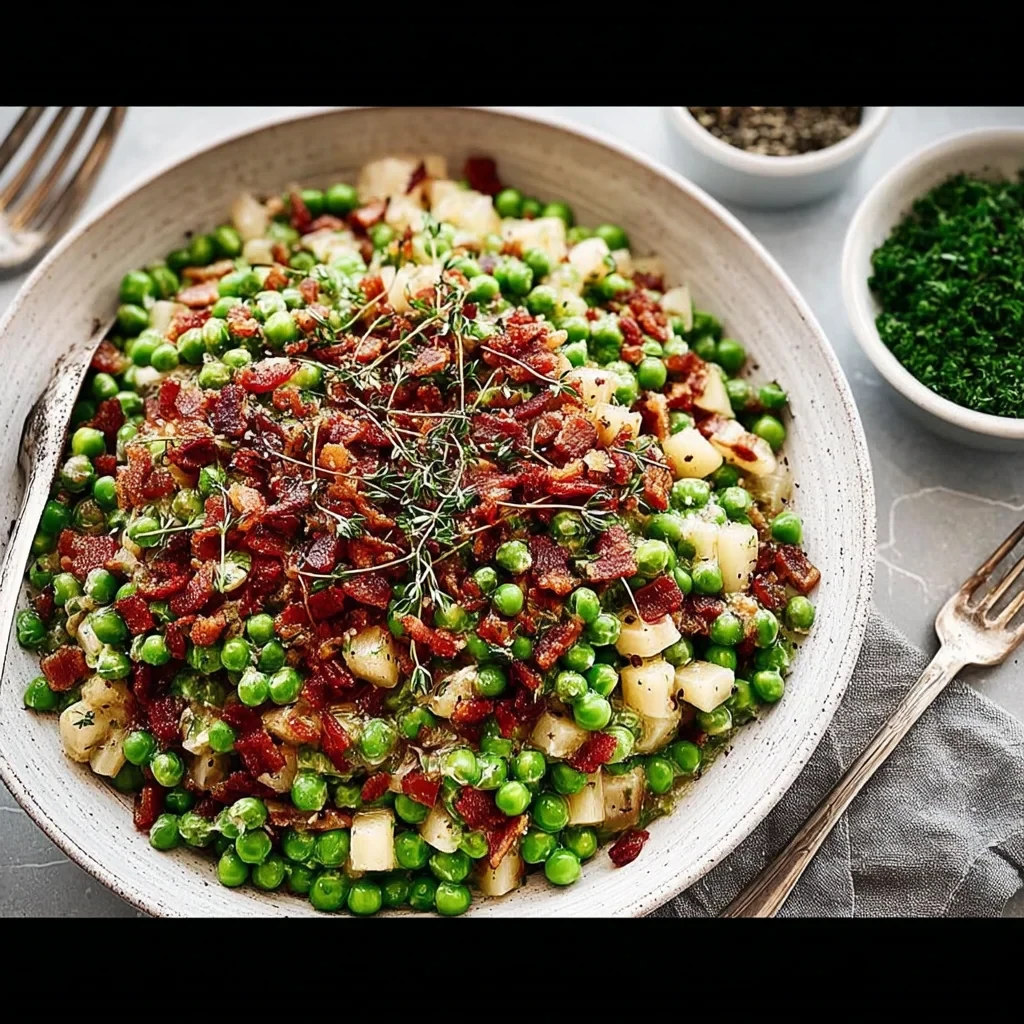 Thanksgiving Peas Side Dish - Downshiftology image-3