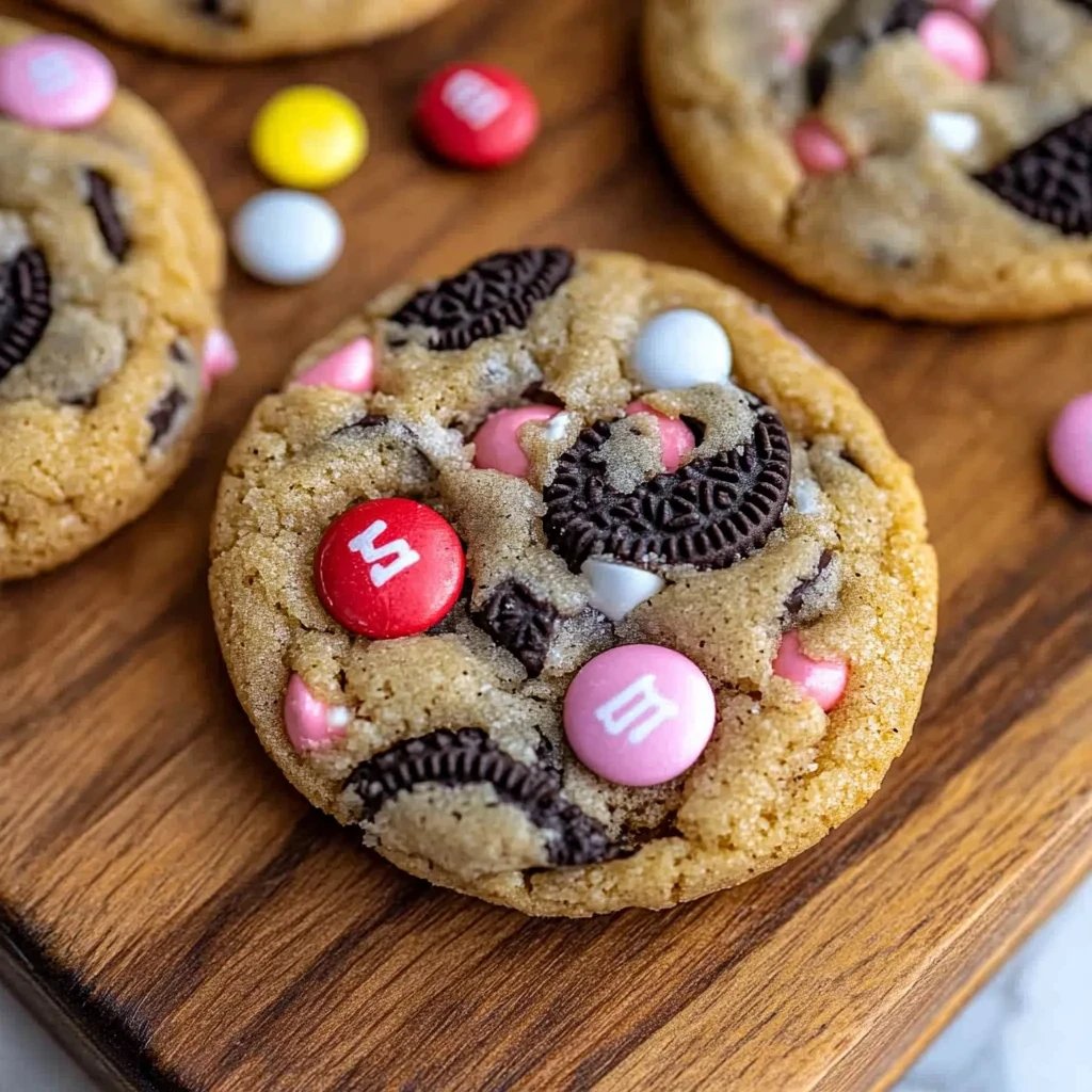 These Valentine’s Day Oreo M&M Cookies Are Soft, Chewy, and Impossible to Resist image-3