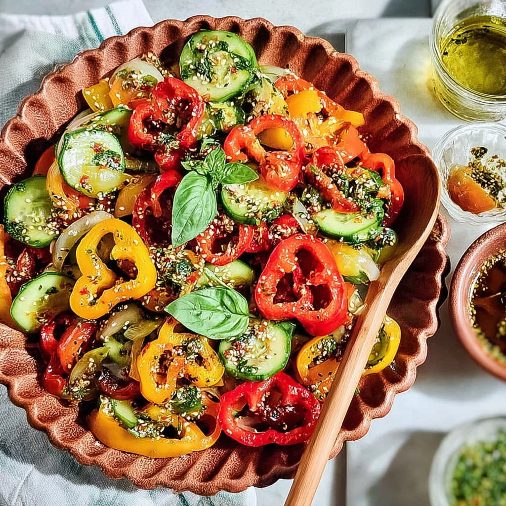 Viral Sweet Pepper Salad image-2