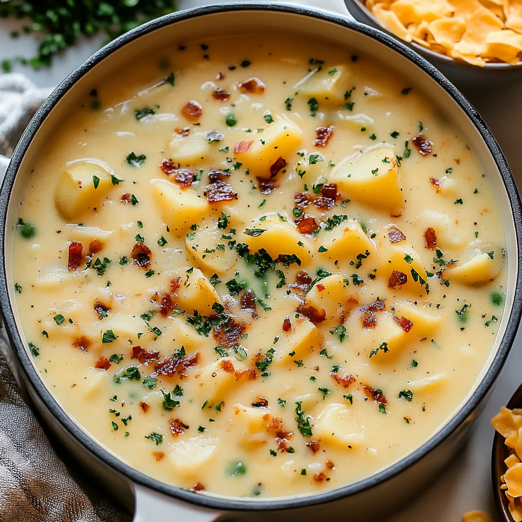 The Best Homemade Loaded Potato Soup step by step