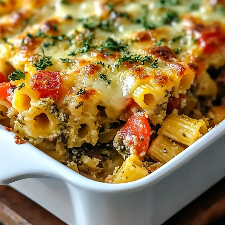 Tasty Mediterranean Vegetable Pasta Bake Recipe