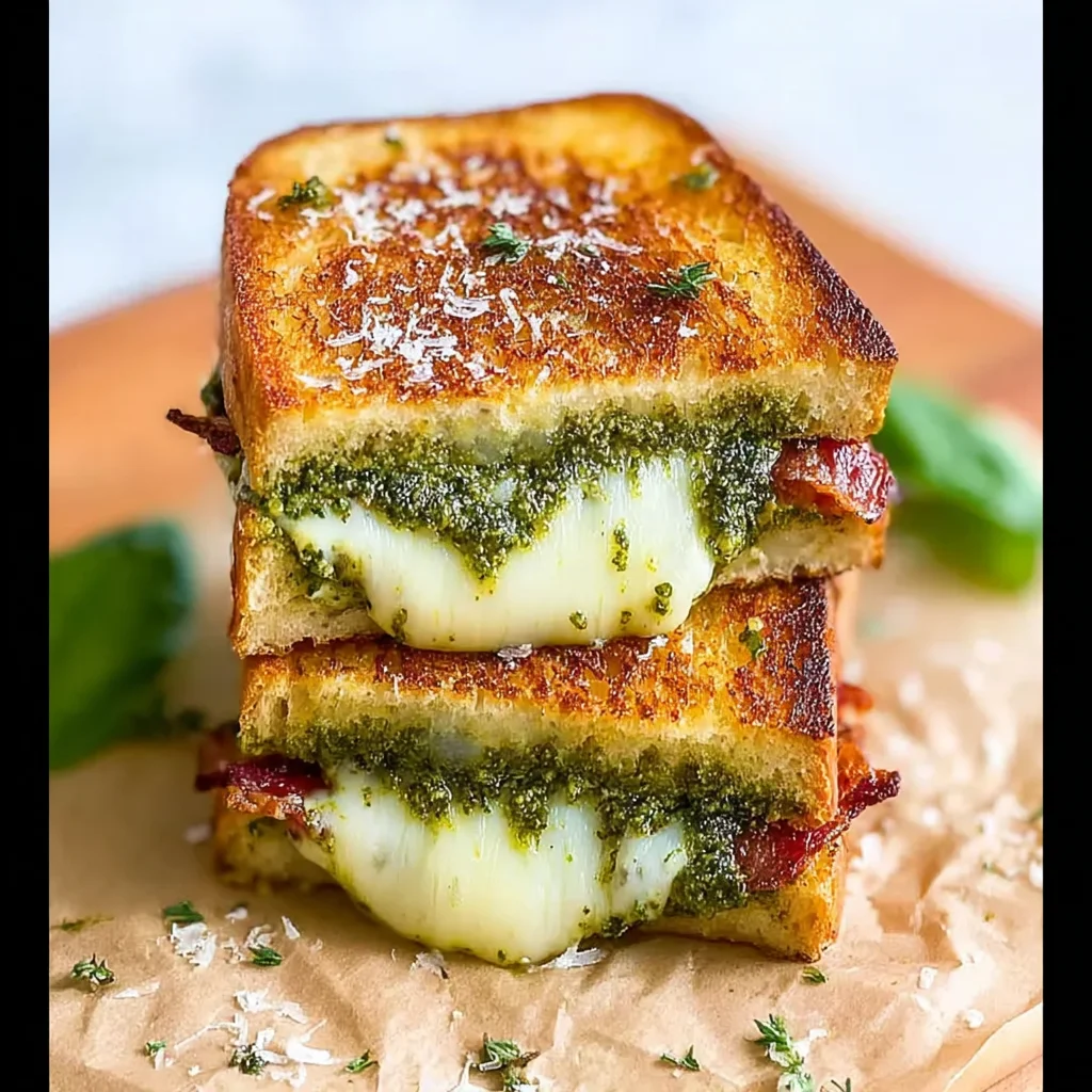 Best Pesto Grilled Cheese step by step