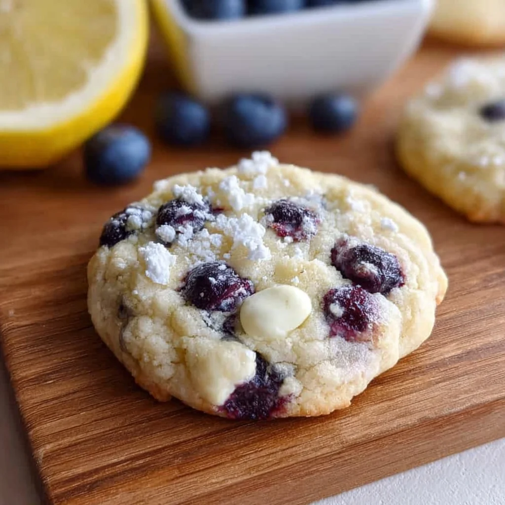 Recipe Title: Blueberry Lemon Cookies step by step