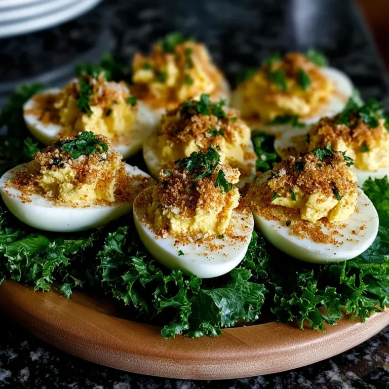 Caesar Salad Deviled Eggs Recipe