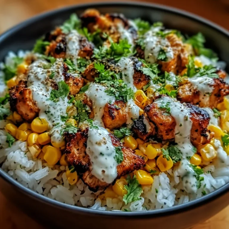 Street Corn Chicken Rice Bowl Recipe