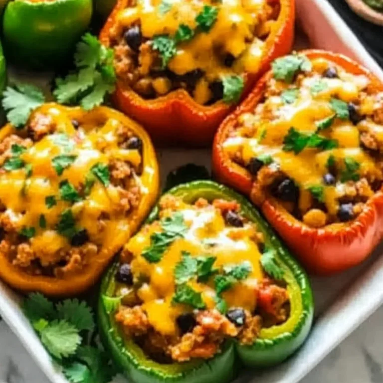 Easy Taco Stuffed Peppers Recipe