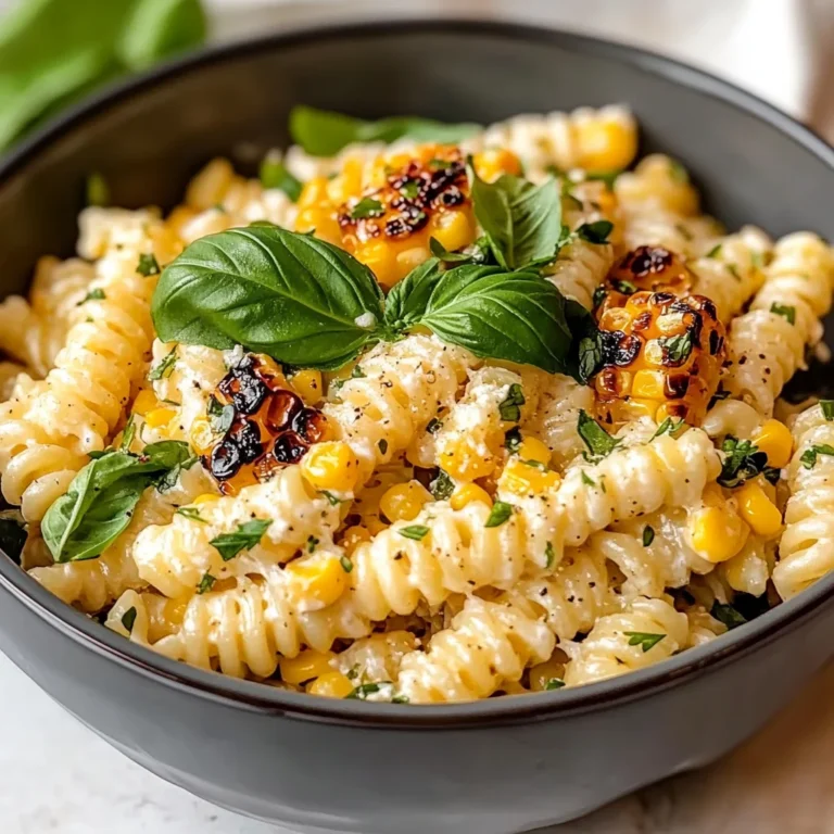 Creamy Street Corn Pasta Salad Recipe