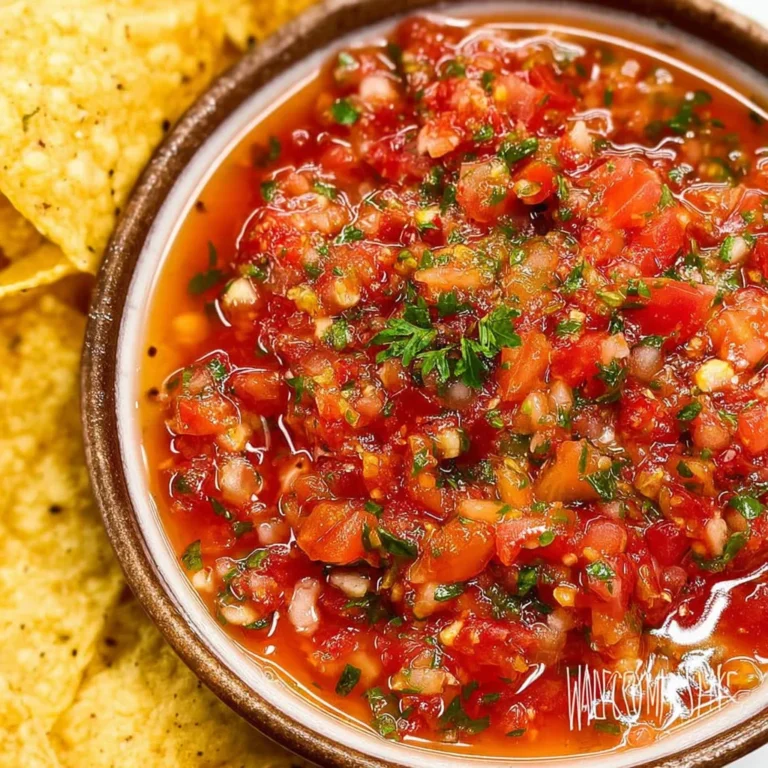 Fresh Salsa Recipe (5 Minutes) Quick
