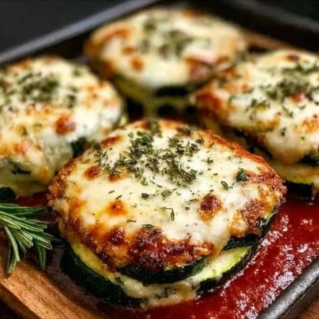 Layered Zucchini Ricotta Melts with Marinara step by step